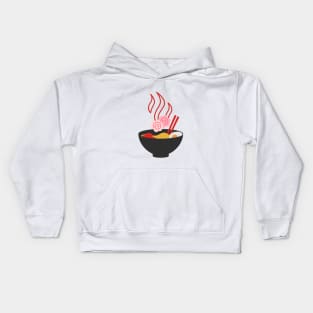 Hot ramen bowel Kids Hoodie